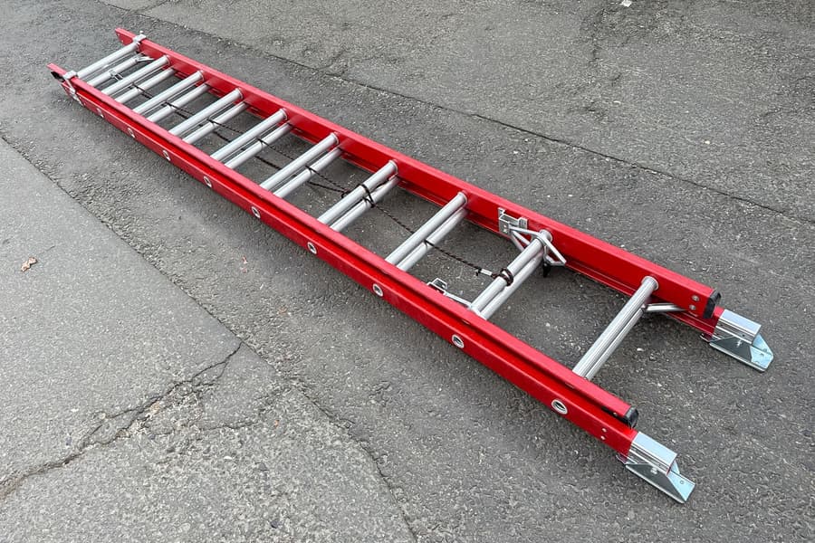 Seilzugleiter Fiberglas, 2x10 Sprossen